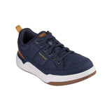 Skechers Corliss-Dravin Relaxed Fit Lace-Up Sneaker (NVY) 11.5(45.5-29.5CM)