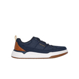 Skechers Corliss-Dravin Relaxed Fit Lace-Up Sneaker (NVY) 11.5(45.5-29.5CM)