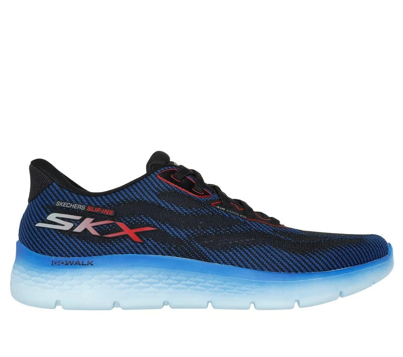 Skechers Slip Ins Go Walk Flex - Prowler (blue) 10.5(44.5-28.5CM)
