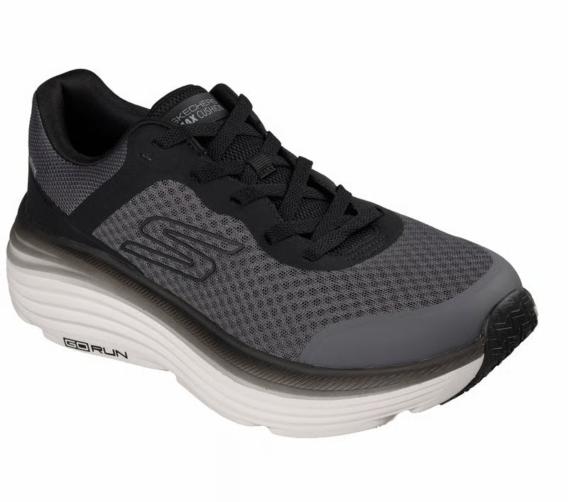 Skechers Men's Max Cushioning Endeavour - dark gray 10.5(44.5-28.5CM)